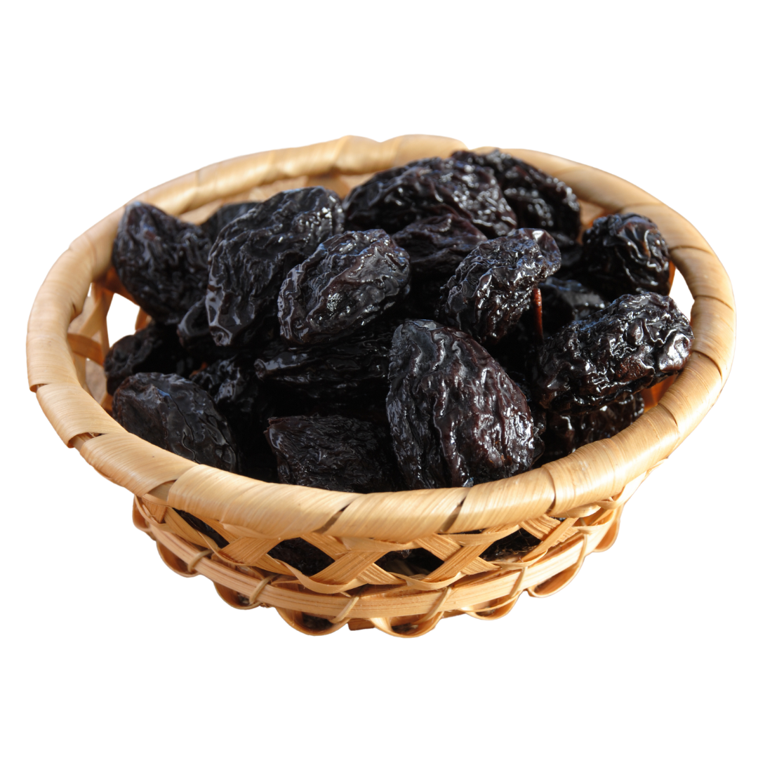 Basket of prunes